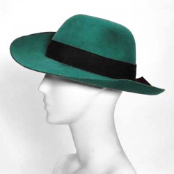 Sombrero mujer fieltro verde